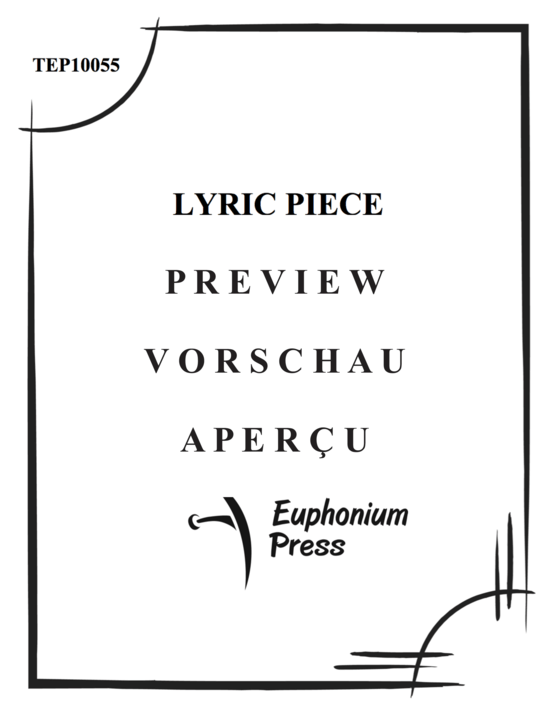 gallery: Lyric Piece for Euphonium , , (Euphonium Solo)