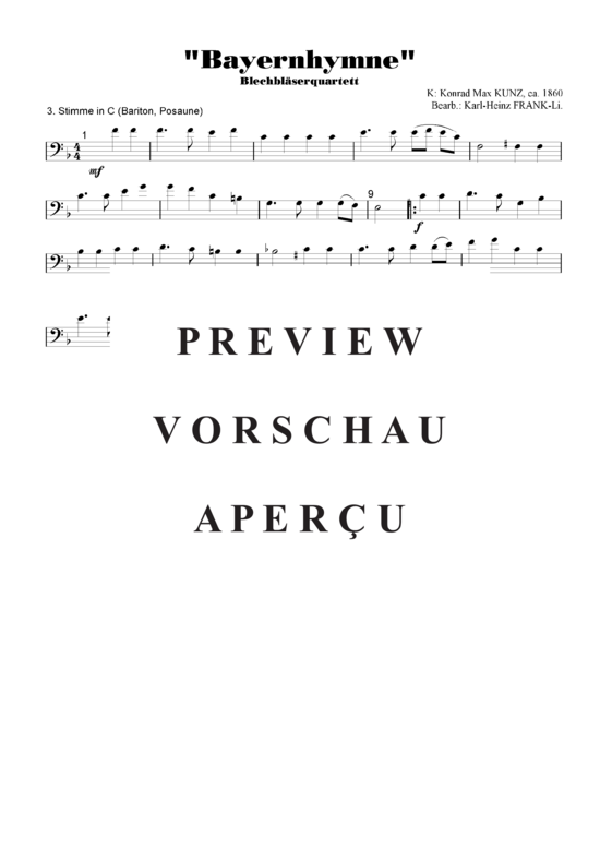 gallery: Bayernhymne , , (Blechbläser Quartett/Ensemble - Variable Besetzung)