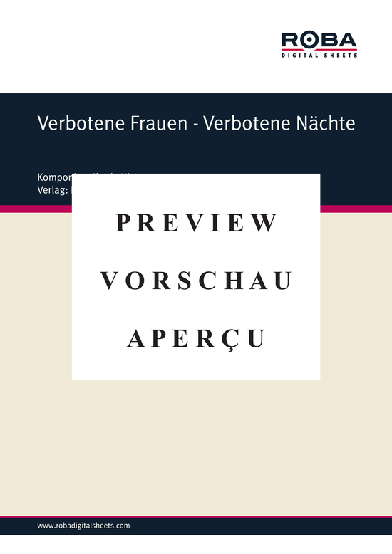 gallery: Verbotene Frauen - Verbotene Nächte , , (Alt-Saxophon + Akkorde)