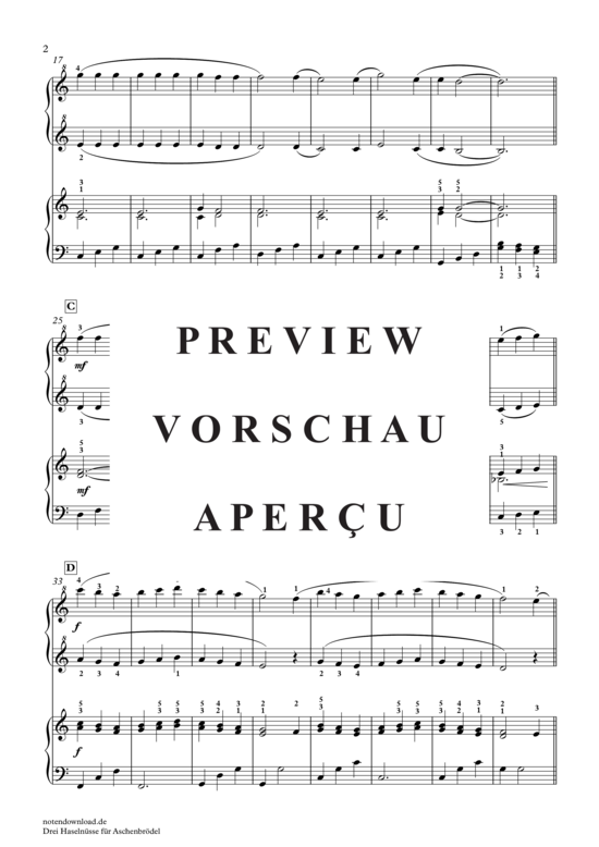 gallery: Drei Haselnüsse für Aschenbrödel , Svoboda, Karel Richard , (Klavier vierhändig)