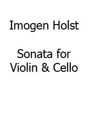 Produktbild zu: Sonata For Violin and Cello