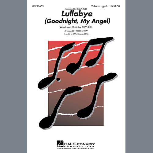 Product picture to: Lullabye (Goodnight, My Angel) (arr. Kirby Shaw)