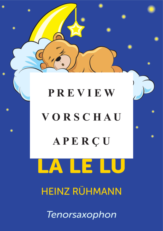 gallery: La - Le - Lu (Soloinstrument in B + Akkorde in B) , Rühmann, Heinz,  (Leadsheet)