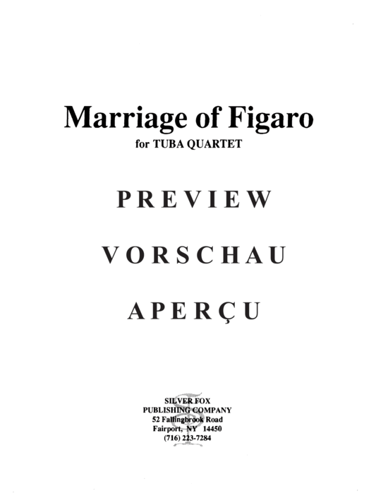 gallery: The Marriage of Figaro , , (Tuba Quartett EETT)