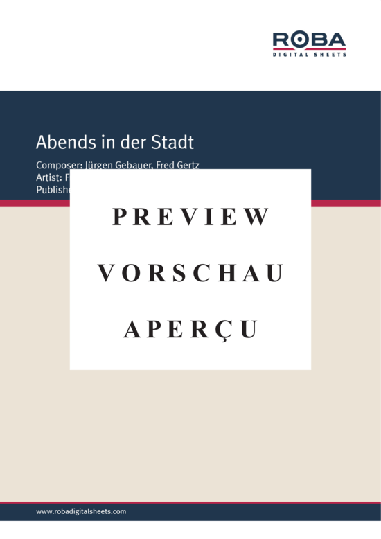 gallery: Abends in der Stadt , Schöbel, Frank, (Klavier + Gesang)