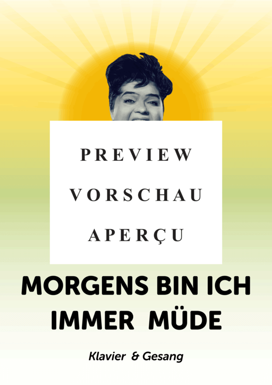 gallery: Morgens bin ich immer müde , Herr, Trude, (Gesang + Klavier)