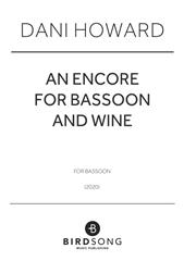 Produktbild zu: An Encore for Bassoon and Wine