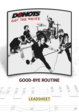 cover: Good-Bye Routine (Gesang + Akkorde) , Donots,  (Leadsheet)