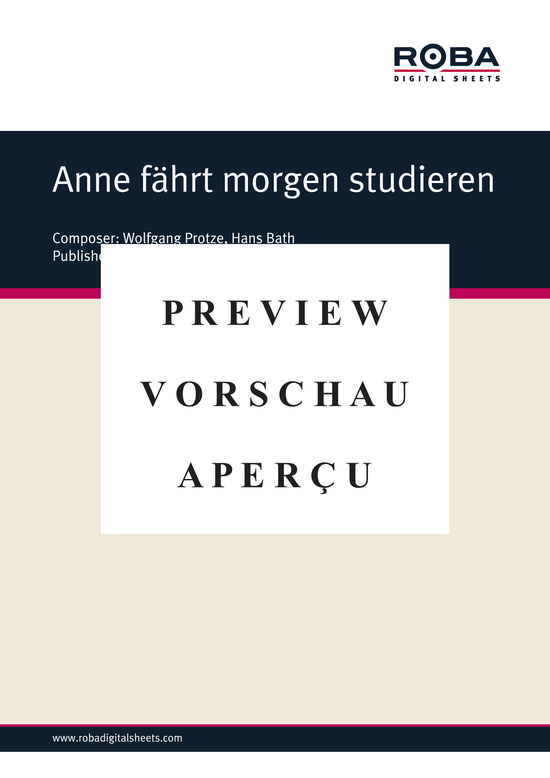 gallery: Anne fährt morgen studieren , , (Klavier + Gesang)