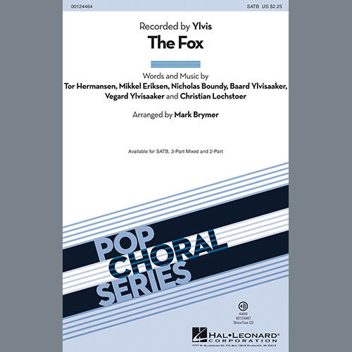 cover: The Fox (What Does The Fox Say?) (arr. Mark Brymer), Ylvis, Chor