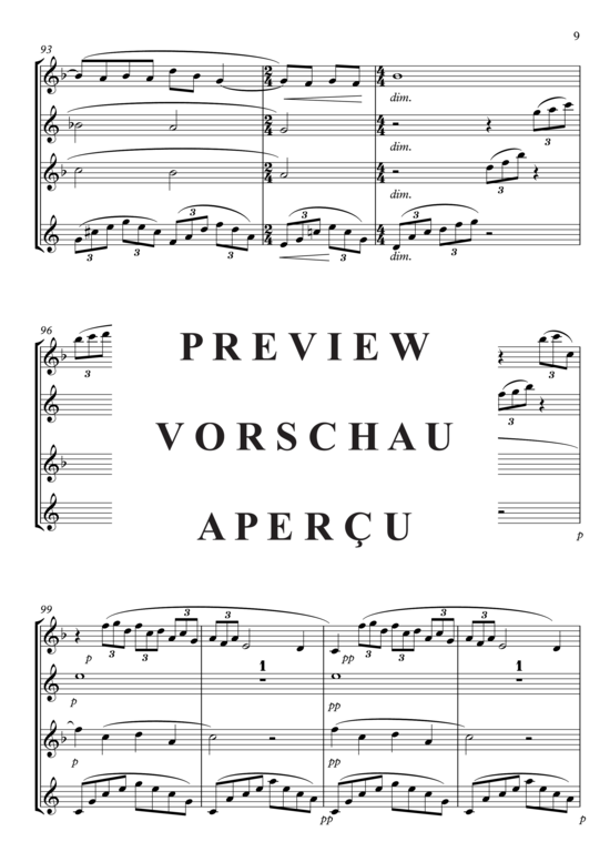 gallery: Arabesque No 1 , , (Saxophon Quartett SATB)