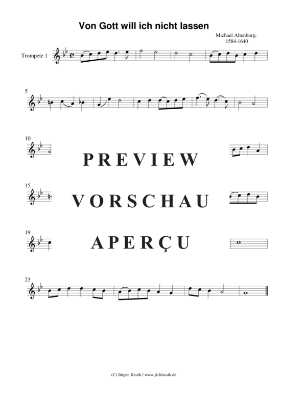 gallery: Von Gott will ich nicht lassen , , (Blechbläser Ensemble)