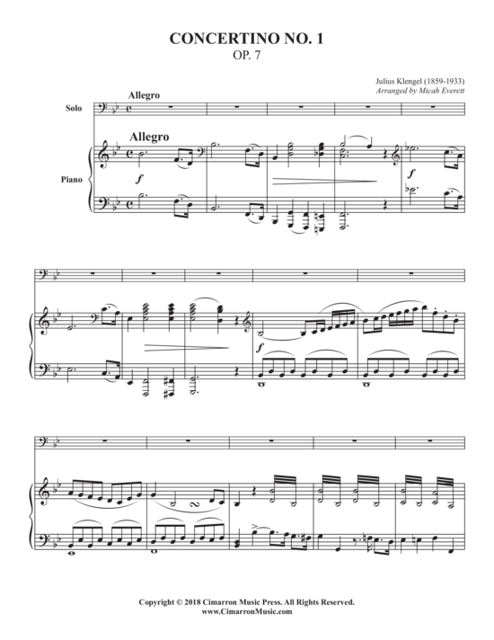 gallery: Concertino No. 1 , , (Posaune/Euphonium + Klavier)