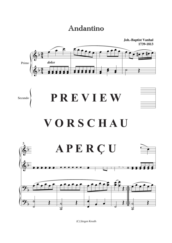 gallery: Andantino , , (Klavier vierhändig)
