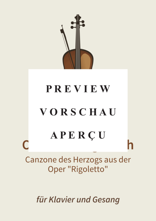 gallery: O wie so trügerisch - Canzone des Herzogs aus der Oper Rigoletto , , (Gesang + Klavier)