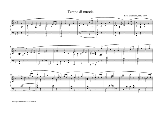 gallery: Tempo di marcia , , (Klavier/Orgel Solo)