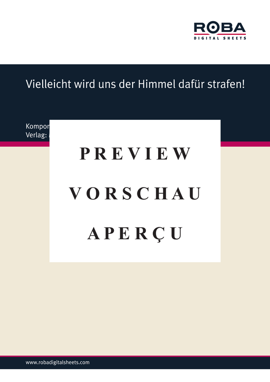 gallery: Vielleicht wird uns der Himmel dafür strafen! , Kickers, Hardy, (Klavier + unterlegter Text)