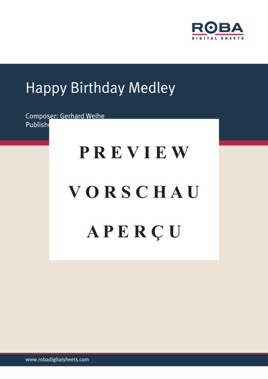 gallery: Happy Birthday Medley , , (Klavier Solo)