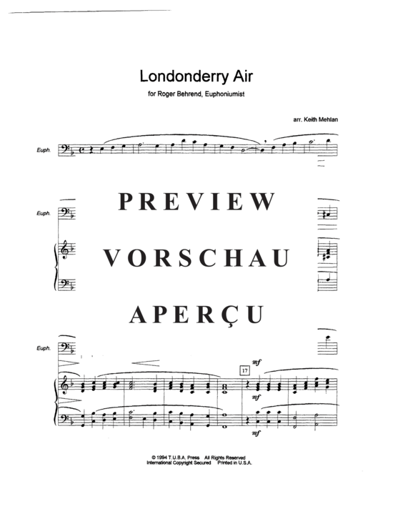 gallery: Londonderry Air , , (Euphonium + Klavier)