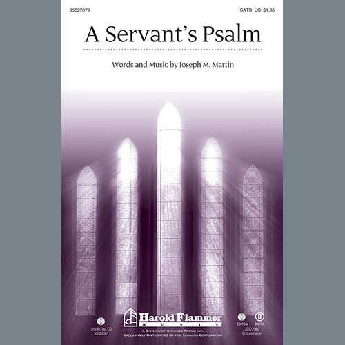 cover: A Servant's Psalm - Bb Clarinet 1,2, , Chor