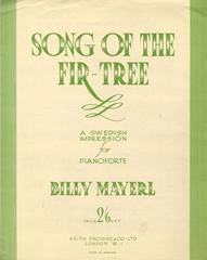 cover: Song Of The Fir-Tree, Billy Mayerl, Klavier