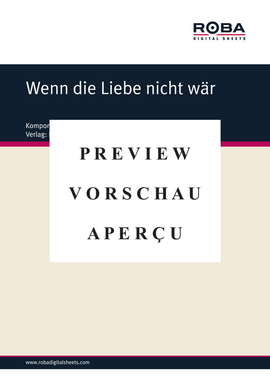 gallery: Wenn die Liebe nicht wär , , (Klavier + Gesang)