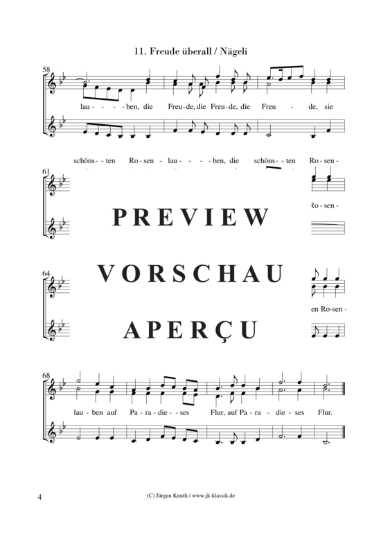 gallery: Freude überall , , (Frauenchor SSA)