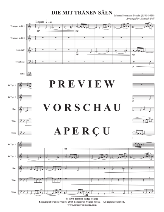 gallery: Die mit Tränen säen , , (Blechbläserquintett)