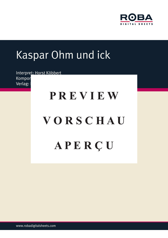 gallery: Kaspar Ohm und ick , Köbbert, Horst , (Klavier + Gesang)