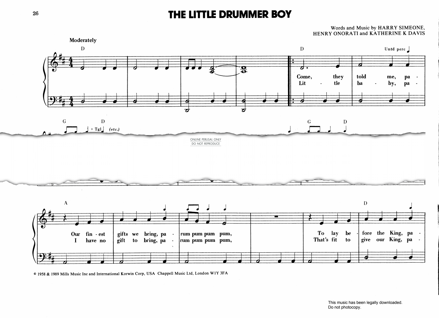 gallery: The Little Drummer Boy, Katherine Davis